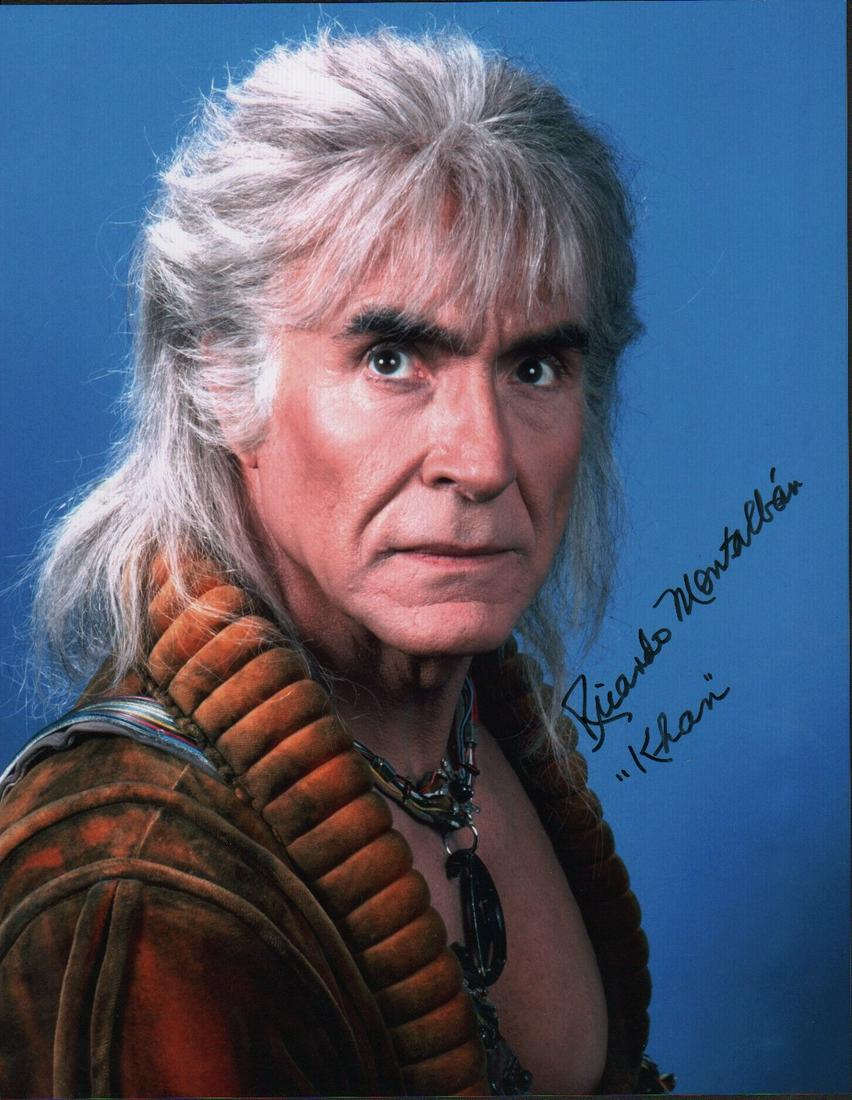 Ricardo Montalban KHAN Star Trek rare signed 11x14 photograph (1 of 1)