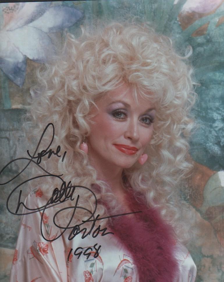 Dolly Parton signed photograph (1 of 1)
