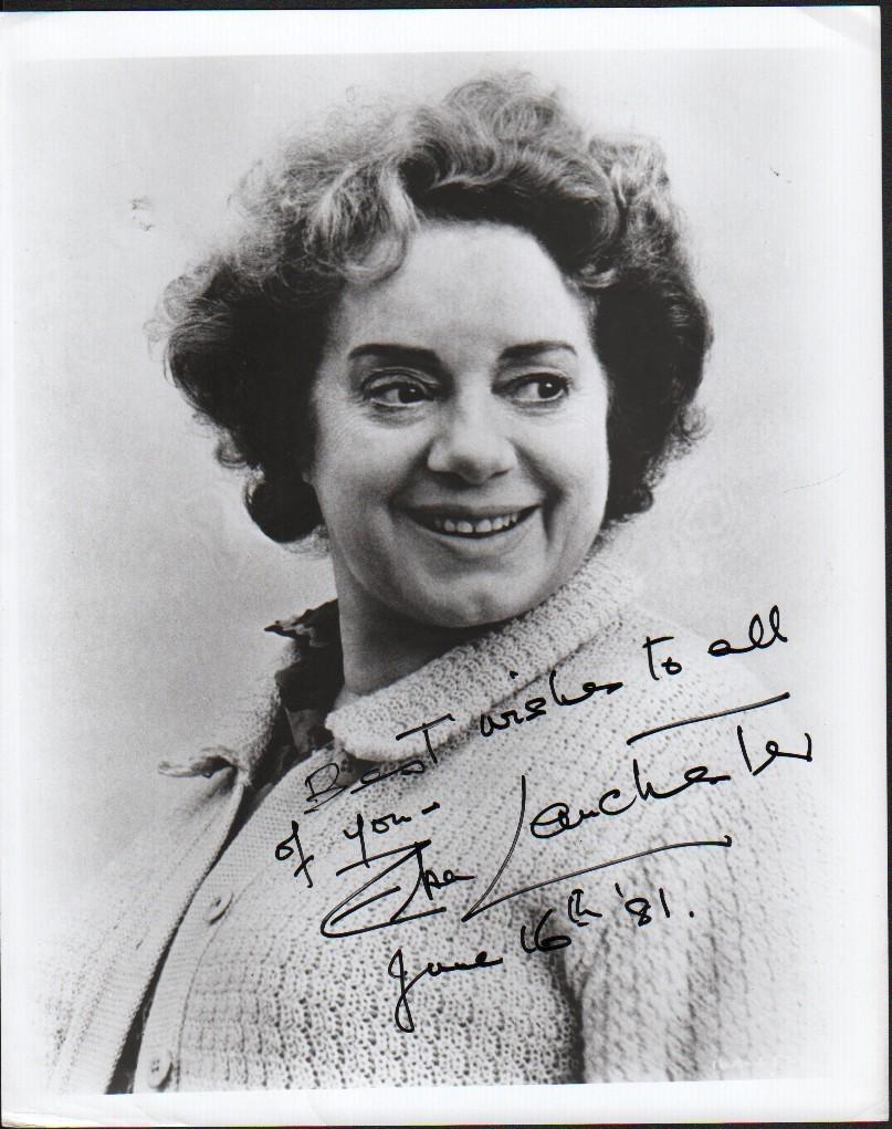 Elsa Lanchester signed photograph (1 of 1)