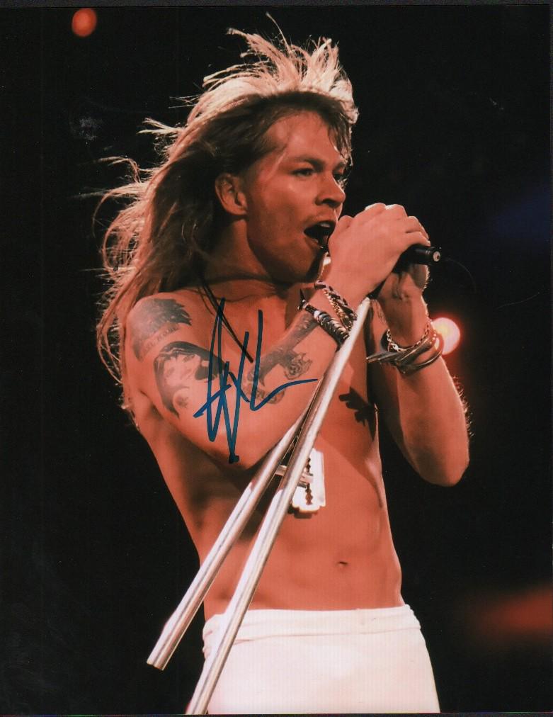Axl Rose Guns n Roses signed photograph (1 of 1)