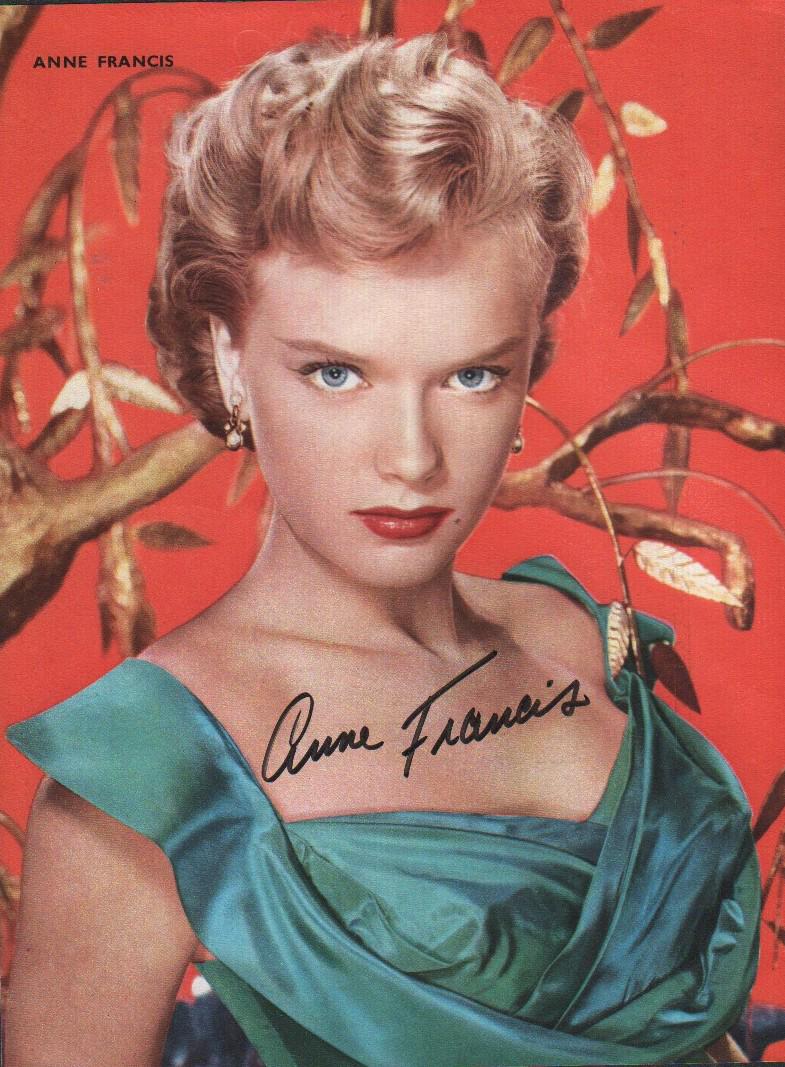 Anne Francis signed photograph (1 of 1)