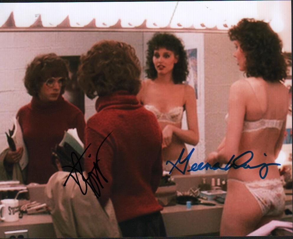 Tootsie signed Dustin Hoffman and Geena Davis photograph (1 of 1)
