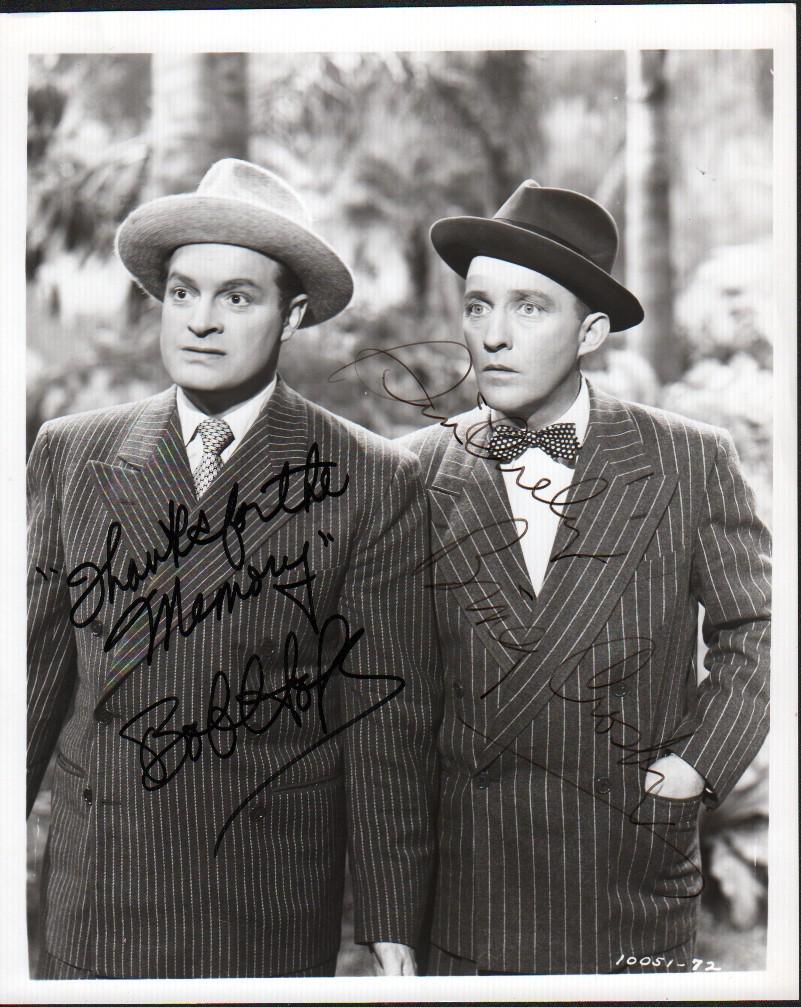 Bing Crosby and Bob Hope vintage signed photograph (1 of 1)
