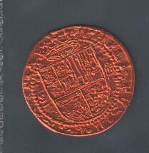 Pirates of the Caribbean prop doubloon used in first film: A prop doubloon used the final cave scenes of the first film and obtained from Disney with COA
