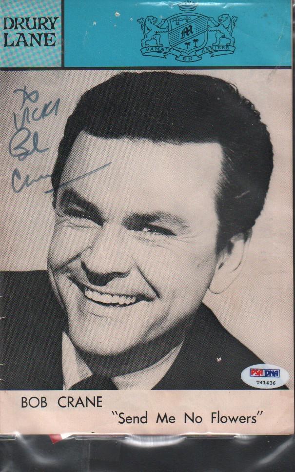 Bob Crane Hogans Heroes playbill signed (1 of 1)