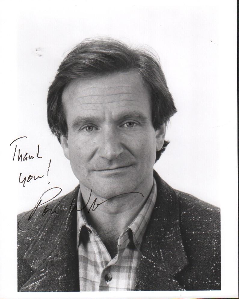 Robin Williams signed photograph (1 of 1)