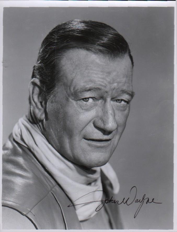 John Wayne signed photograph (1 of 1)