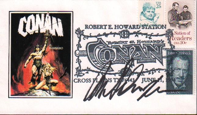 Arnold Schwarzenegger signed FDC (1 of 1)