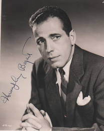 Humphrey Bogart exceptional signed photograph