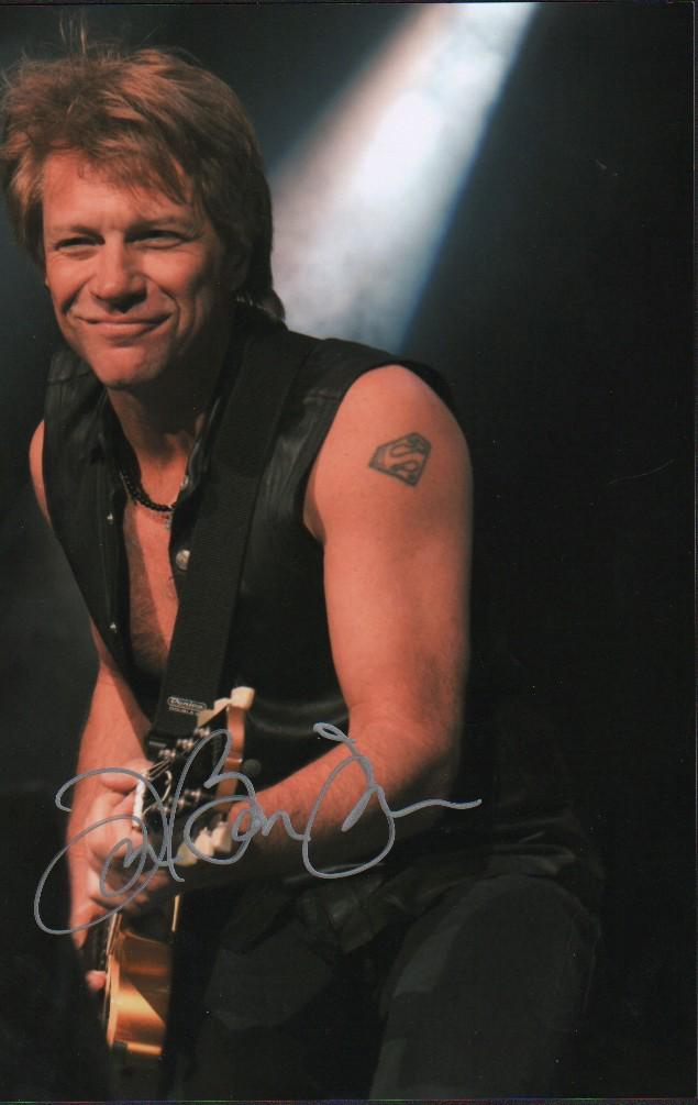 Jon Bon Jovi signed photograph (1 of 1)