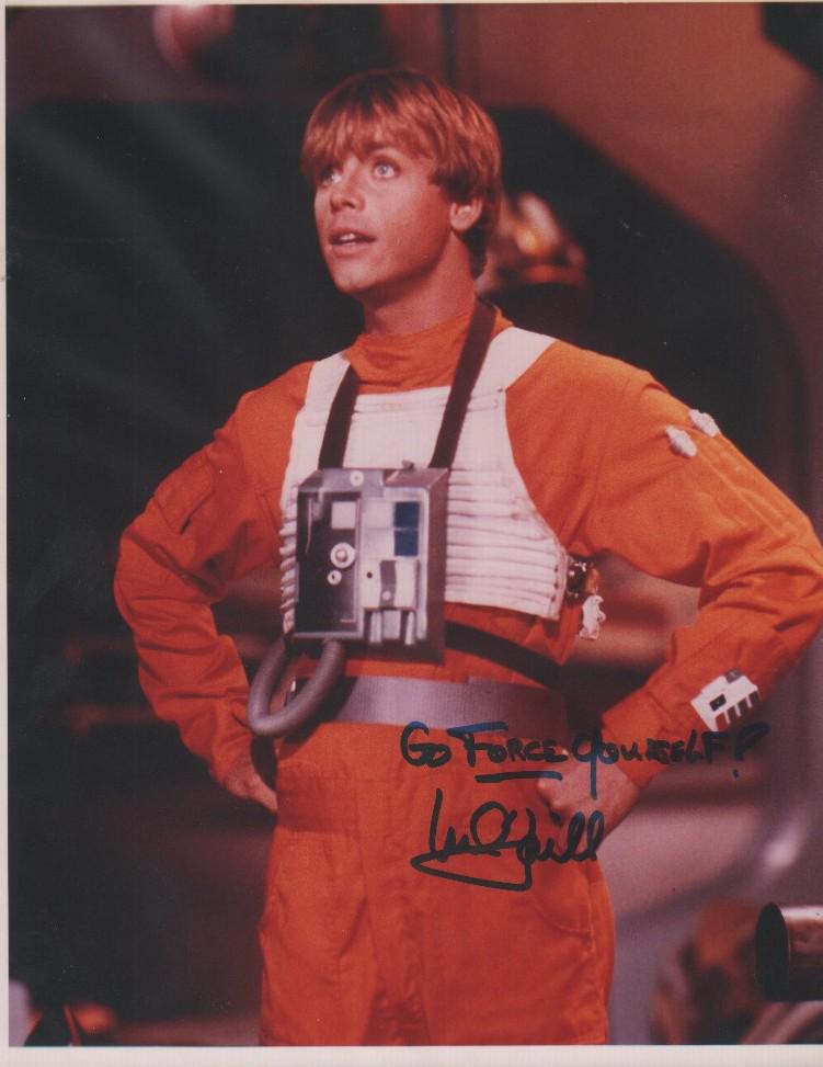 Mark Hamill signed Star Wars photograph (1 of 1)