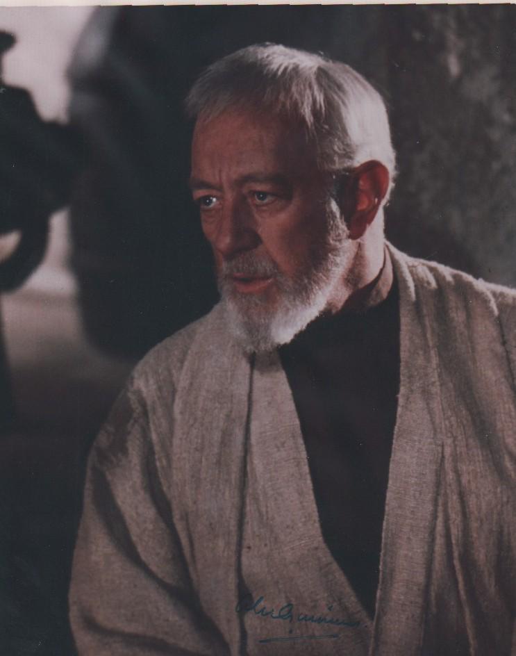 Alec Guinness signed Star Wars photograph (1 of 1)