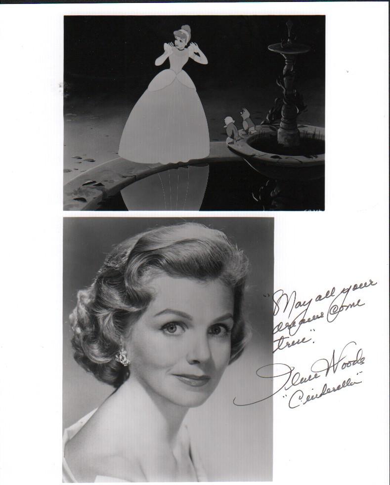 Ilene Woods Cinderella signed photograph (1 of 1)