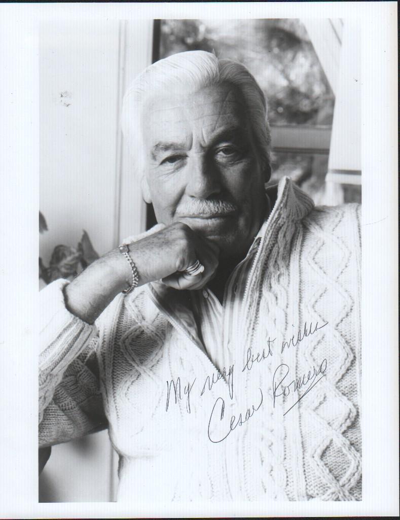 Cesar Romero signed photograph (1 of 1)