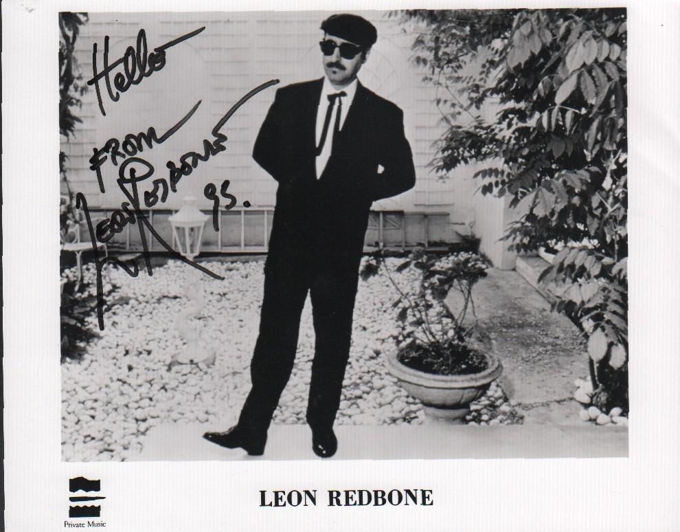 Leon Redbone signed photograph (1 of 1)