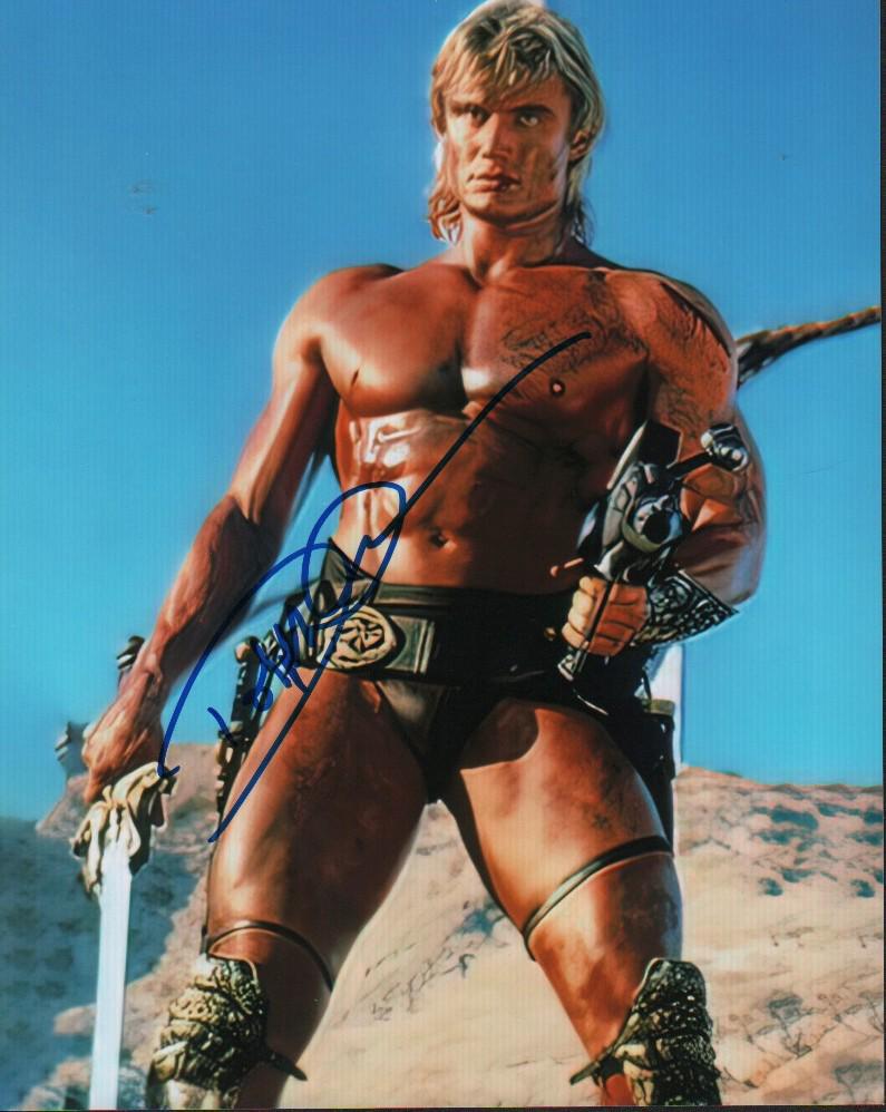 Dolph Lundgren He Man signed photograph (1 of 1)