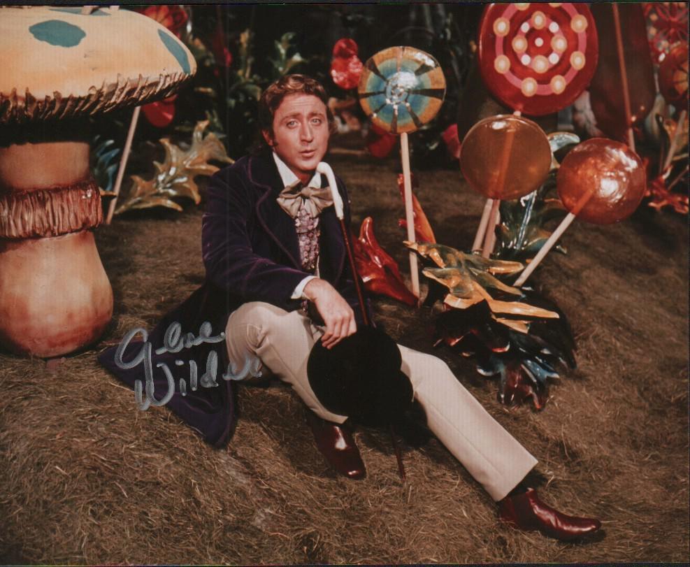 Gene Wilder Willy Wonka signed photograph (1 of 1)
