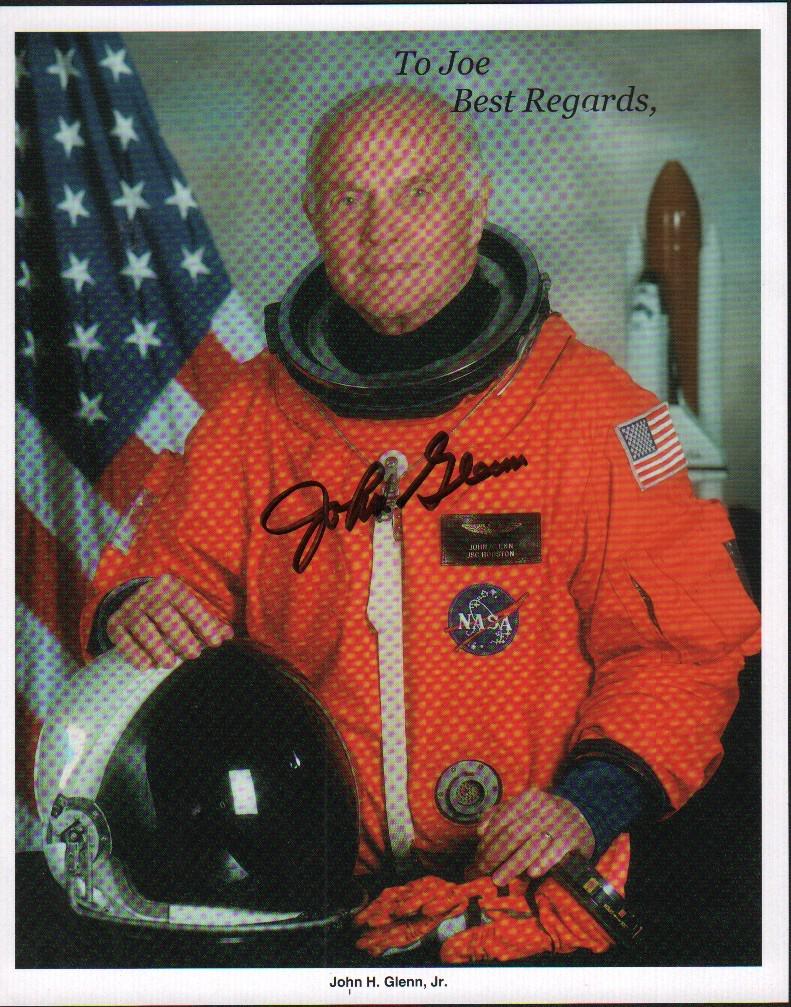 John Glenn signed photograph (1 of 1)