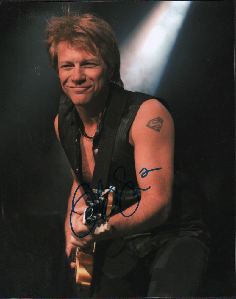Jon Bon Jovi Signed Photograph