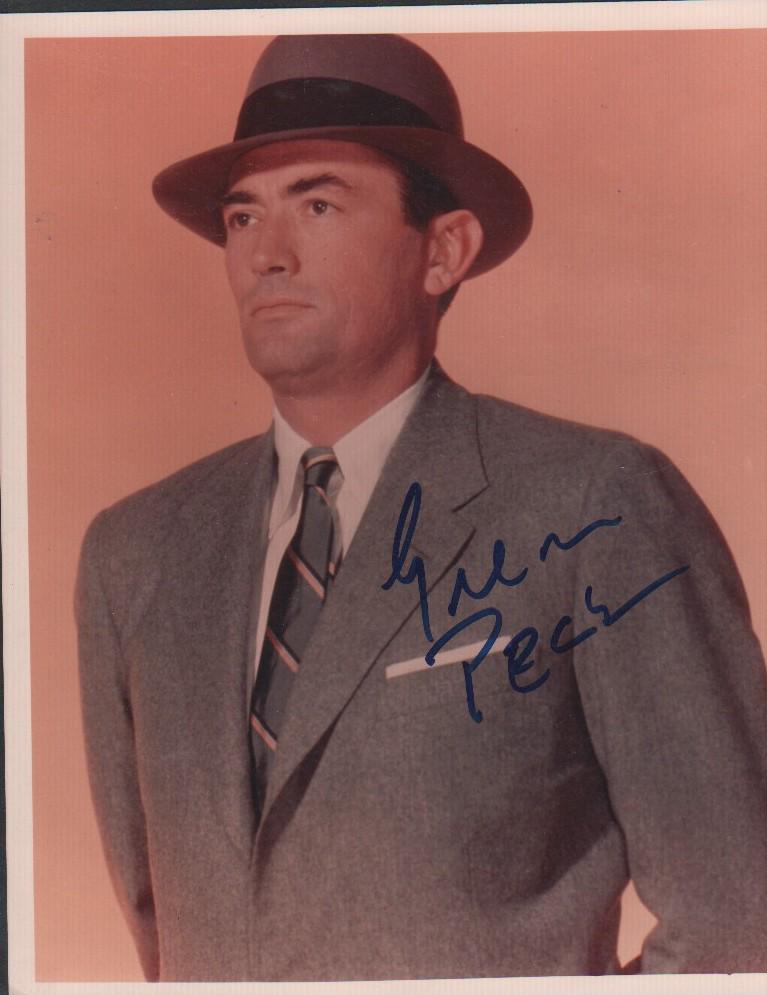 Gregory Peck signed photograph (1 of 1)