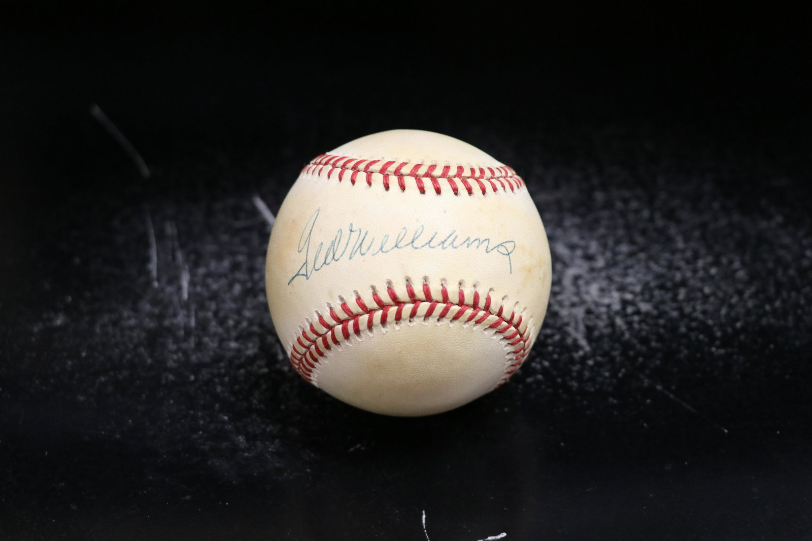 Ted Williams single vintage signed baseball (1 of 1)