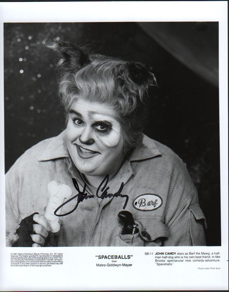 John Candy Spaceballs signed original photograph (1 of 1)