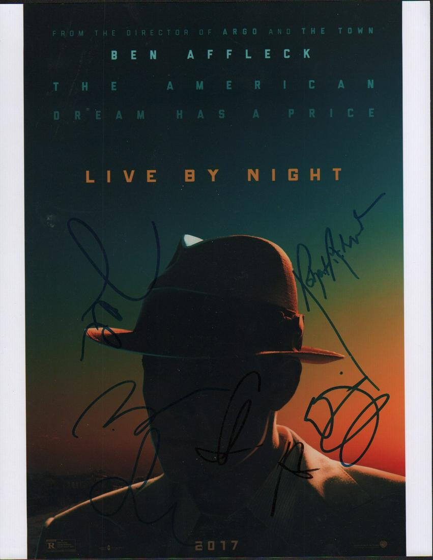 Live by Night 11x17 photograph signed by the main cast (1 of 1)