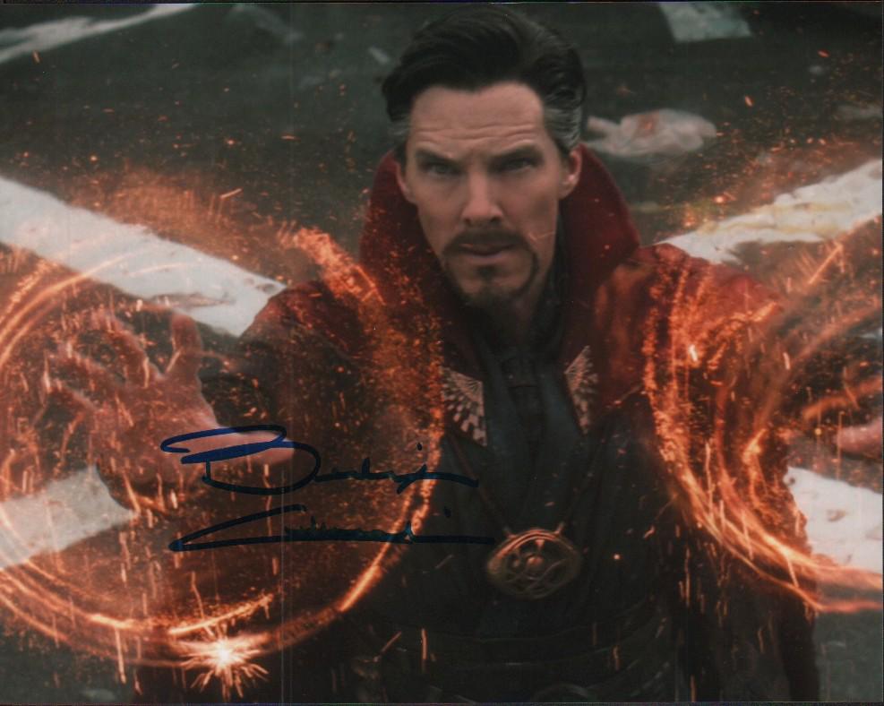 Benedict Cumberbatch signed Dr Strange photograph (1 of 1)