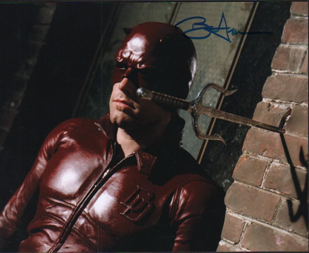 Ben Affleck Daredevil signed photograph (1 of 1)