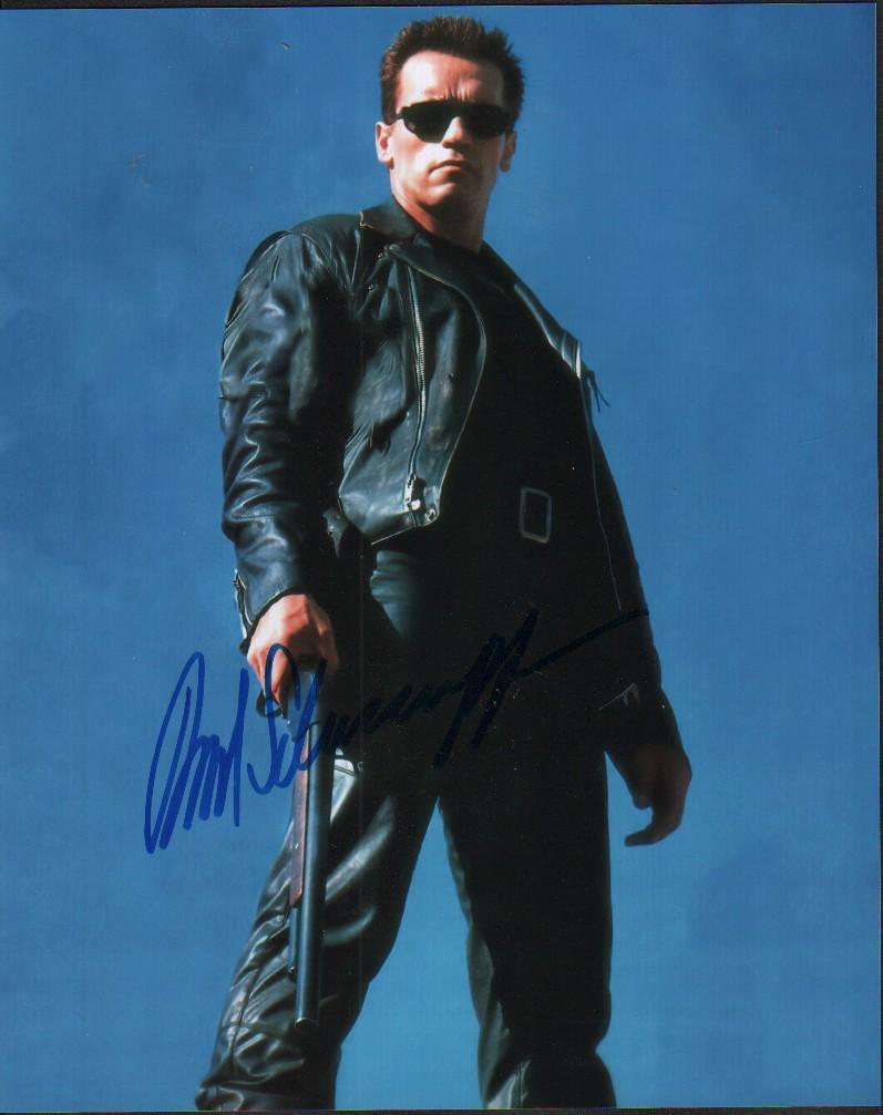 Arnold Schwarzenegger Terminator signed photograph (1 of 1)