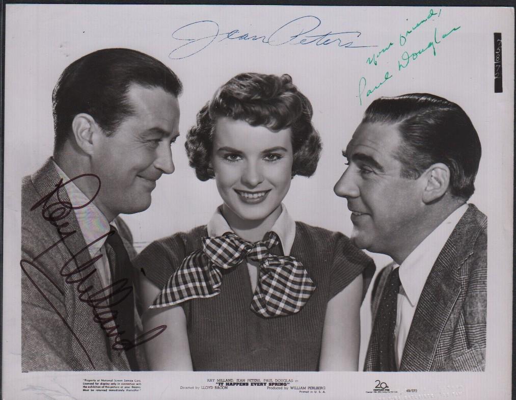 Cast signed original photograph from It Happens Every Spring (1 of 1)