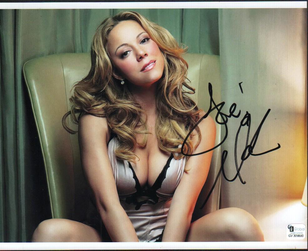 Mariah Carey sexy signed photograph (1 of 1)