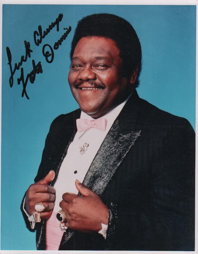 Fats Domino signed photograph (1 of 1)