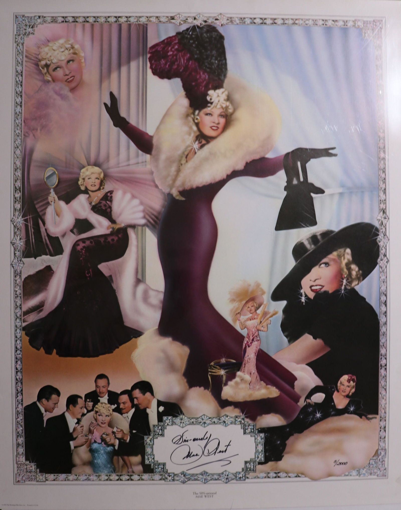 Mae West signed lithograph (1 of 1)