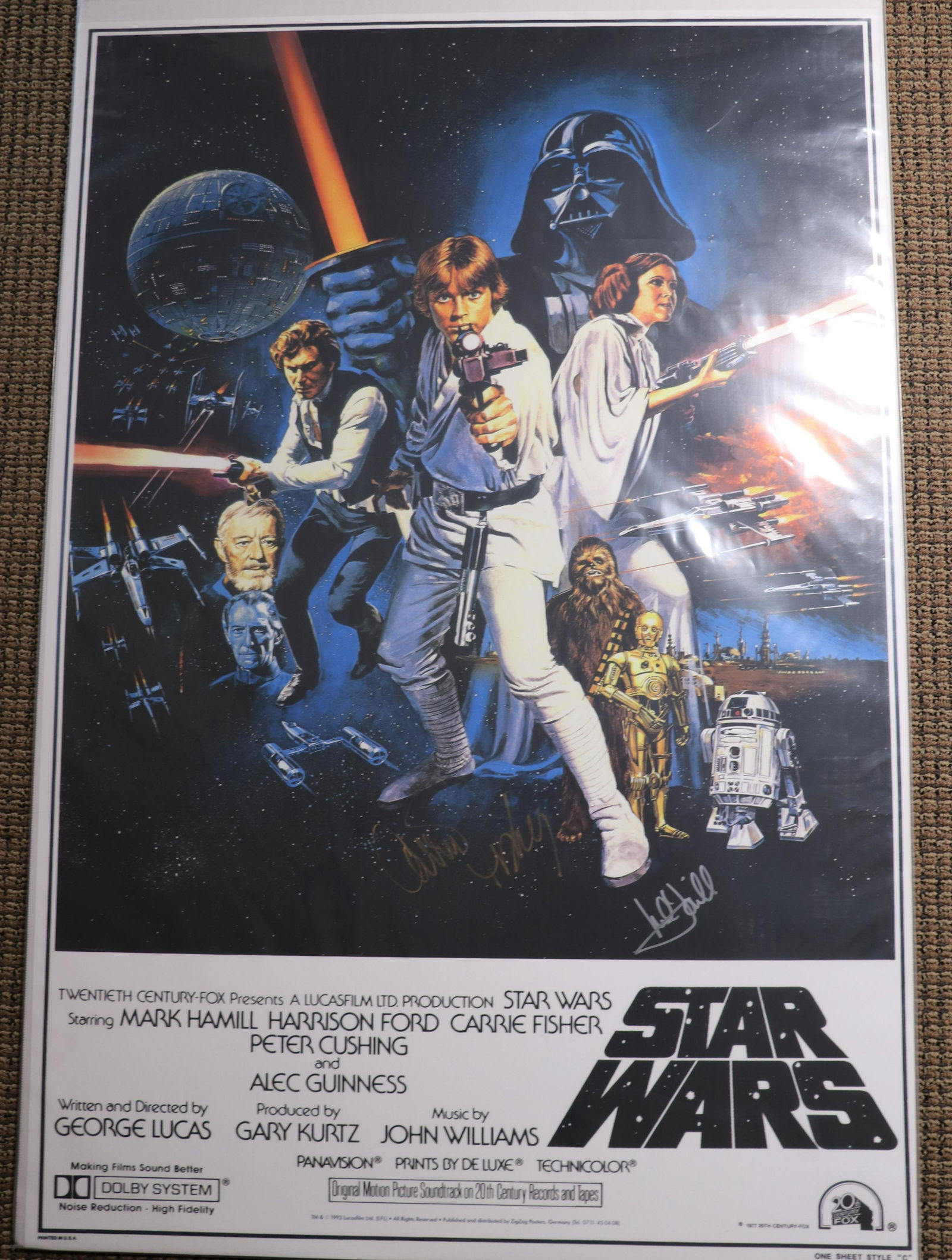 Star Wars Poster signed (1 of 1)