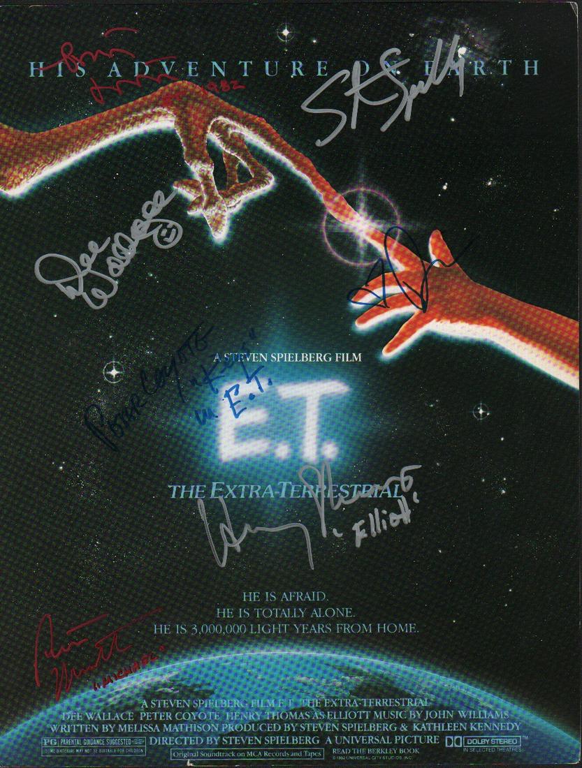 ET original premiere program signed (1 of 1)