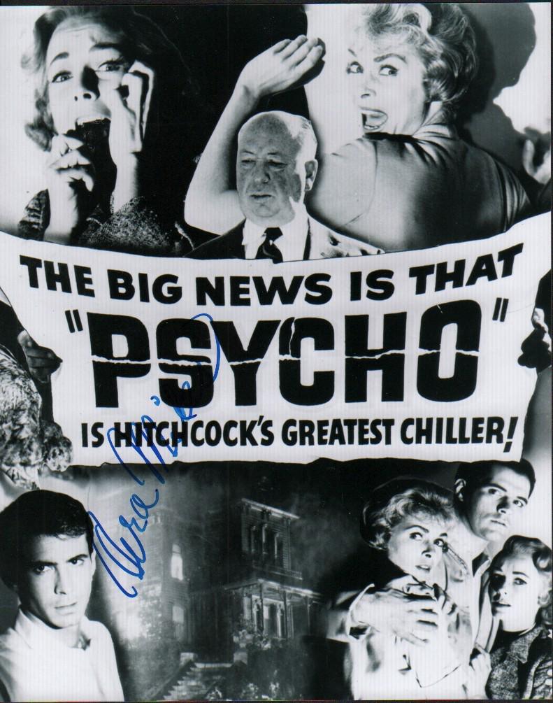 Vera Miles Psycho signed photograph: A Vera Miles Psycho signed 8x10 with COA