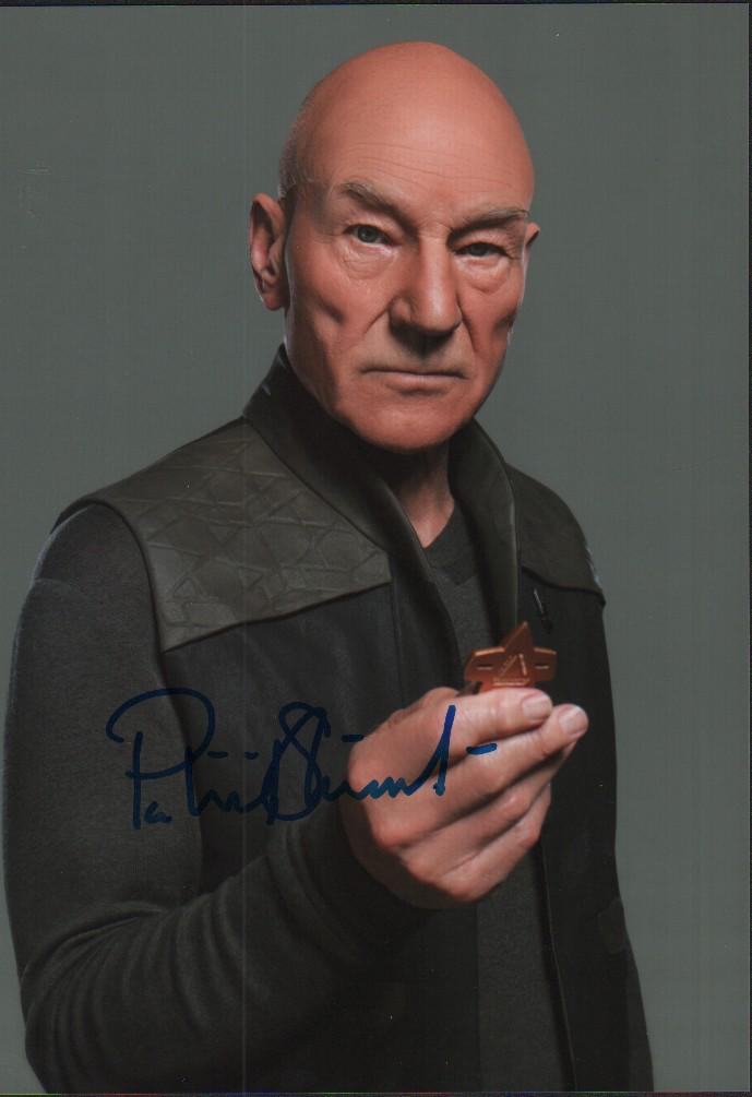 Patrick Stewart Picard signed photograph (1 of 1)