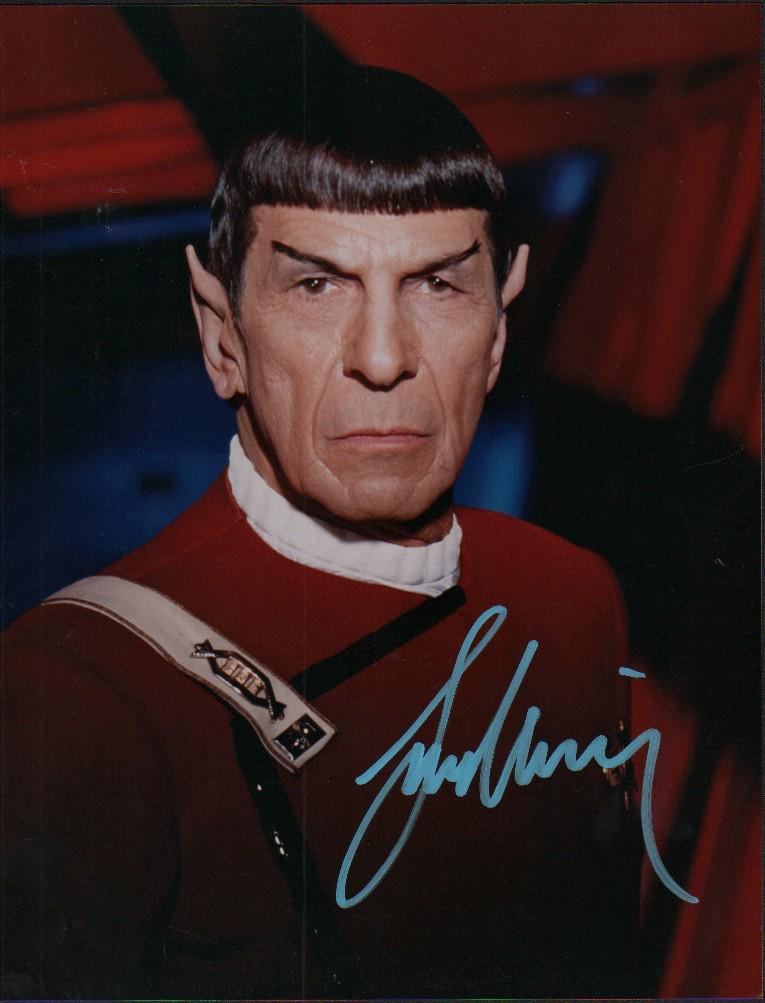 Leonard Nimoy Star Trek signed photograph (1 of 1)