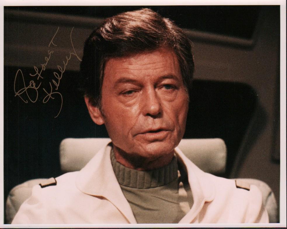 Deforest Kelley signed Star Trek photograph (1 of 1)