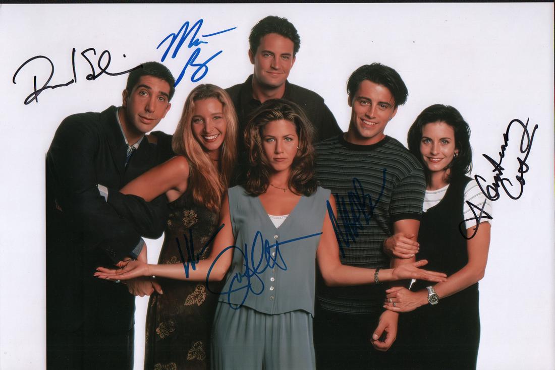 FRIENDS scarce 11x14 cast signed photograph by all six (1 of 1)