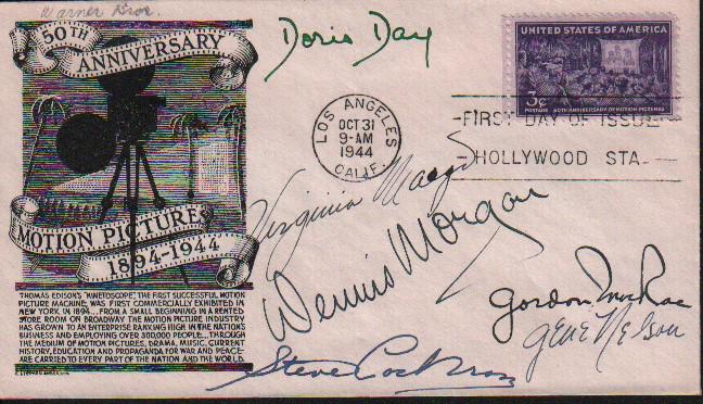 FDC signed in the 50s by many Hollywood Legends (1 of 1)