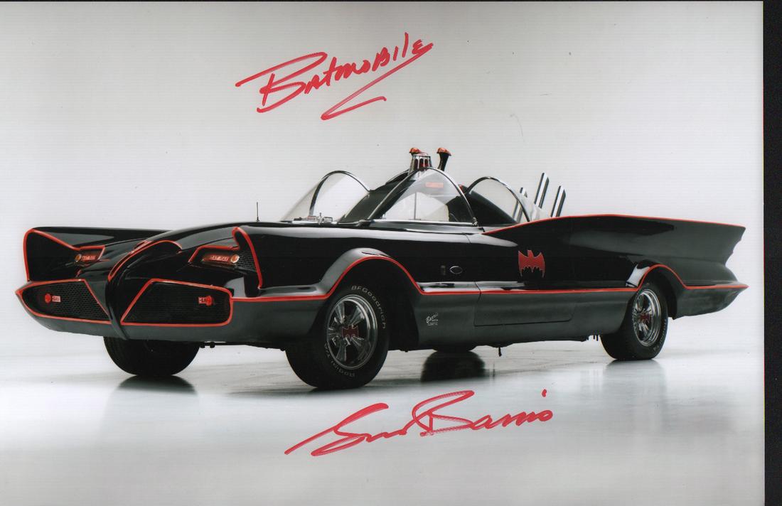 Batmobile George Barris signed 11x14 photograph (1 of 1)