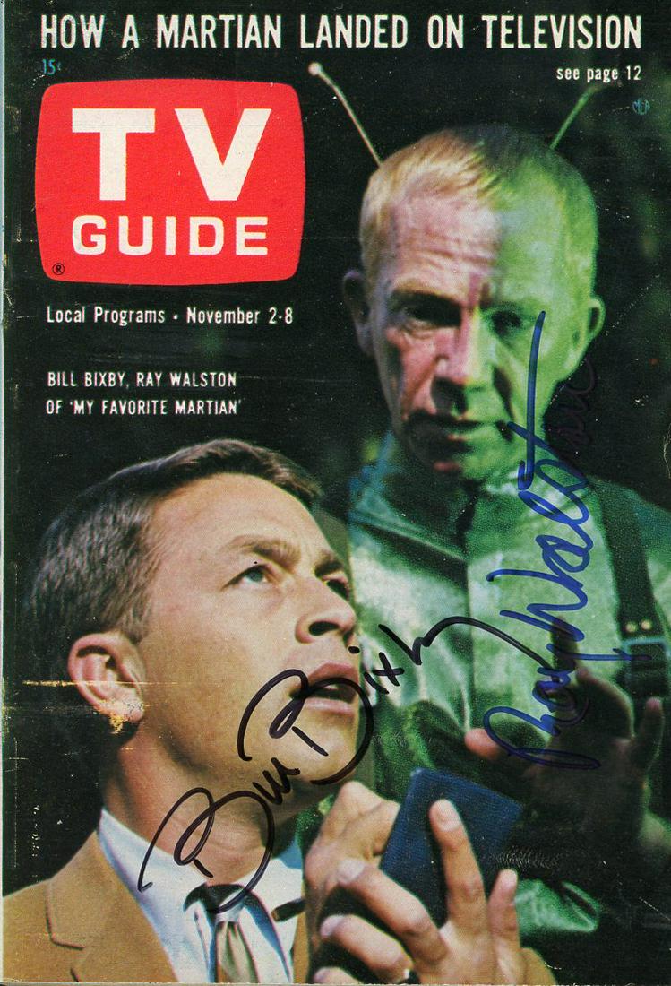 My Favorite Martian cast signed rare TV Guide (1 of 1)