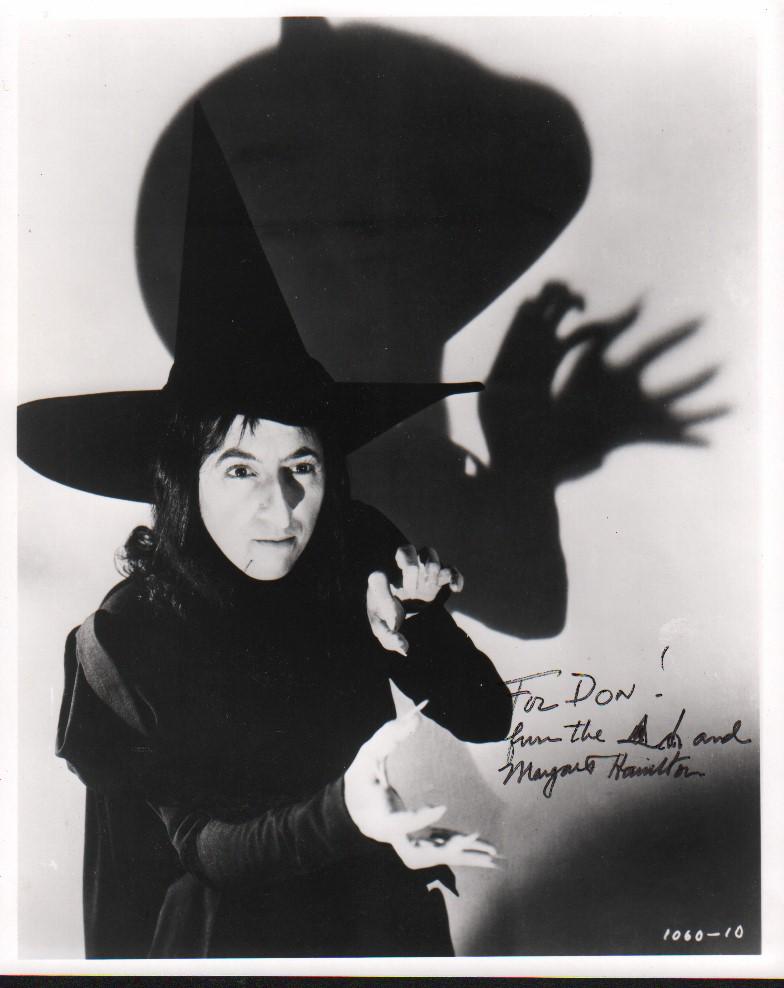 Margaret Hamilton Wicked Witch of Wizard of Oz signed photograph (1 of 1)