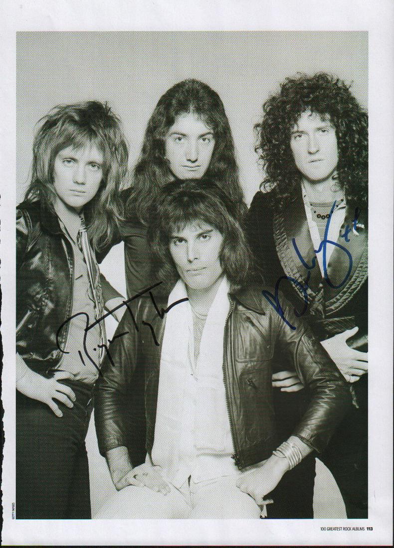 QUEEN signed 9x12 photograph (1 of 1)