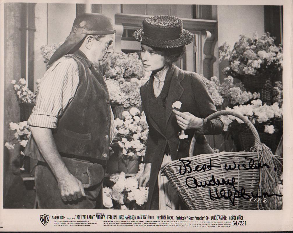 Audrey Hepburn My Fair Lady original signed photograph (1 of 1)