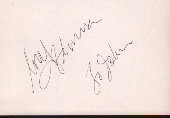 Madonna rare signed card from John Virzy collection (1 of 1)