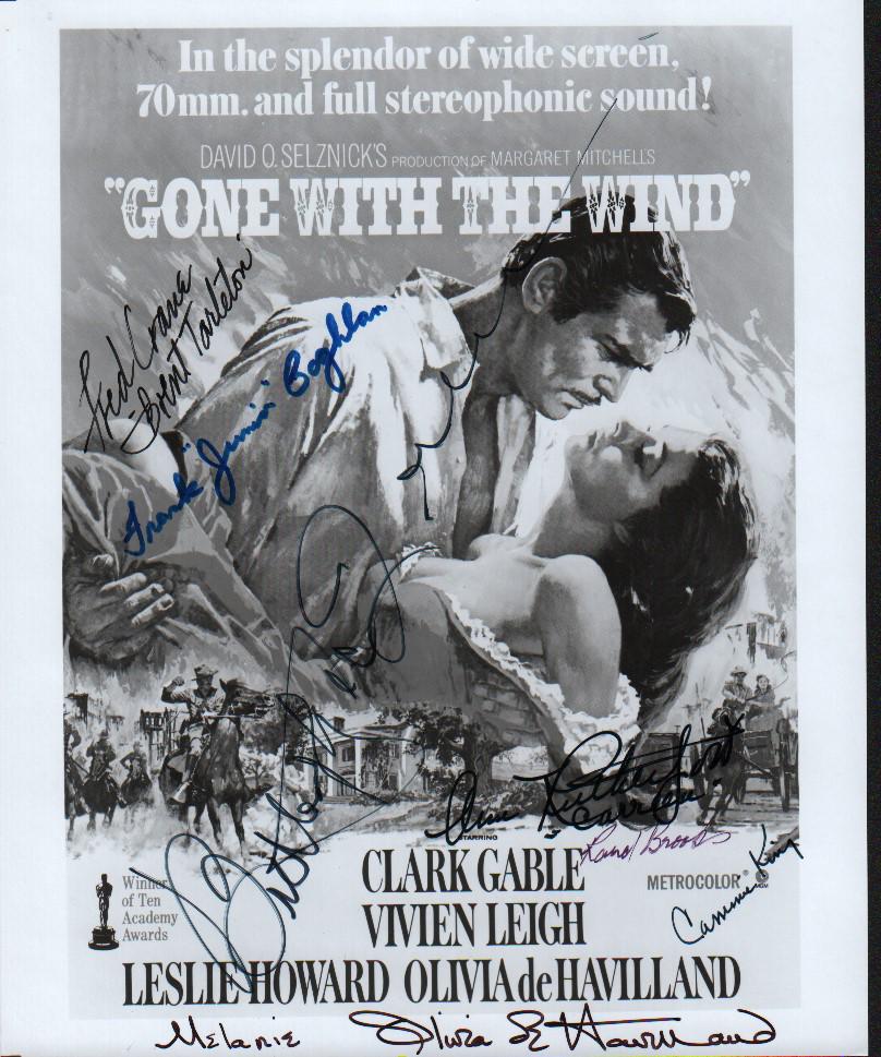 Gone with the Wind rare cast signed photograph (1 of 1)