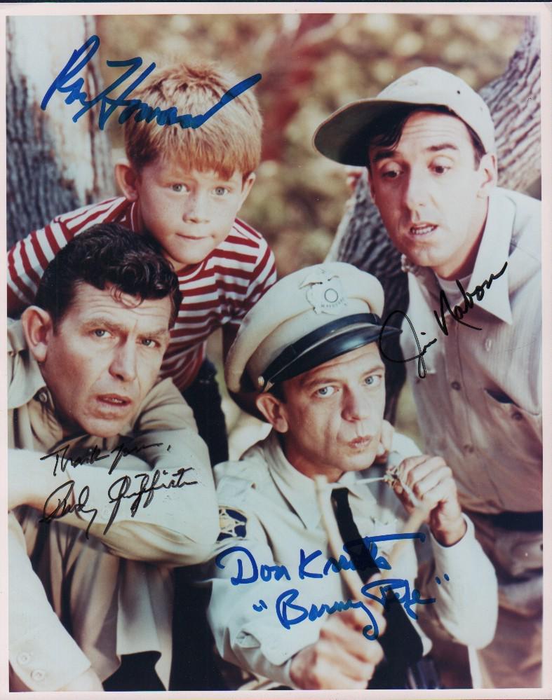 Andy Griffith Show cast signed photograph (1 of 1)